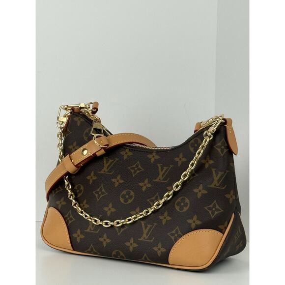 Louis Vuitton LV Monogram Canvas Boulogne NM Women's Shoulder Bag - Picture 1 of 16